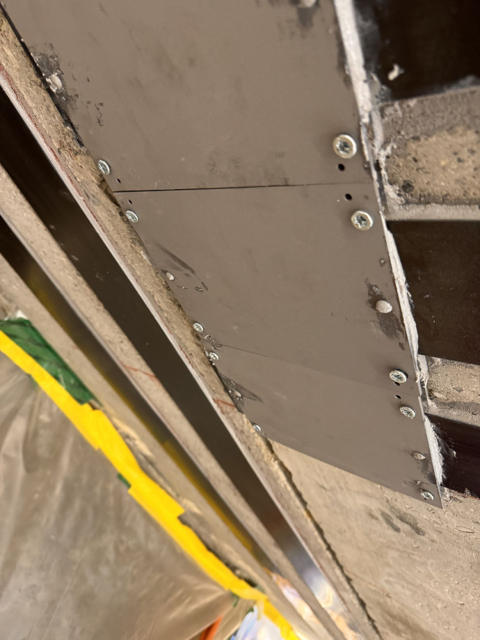 Pose de lamelle de fibre sika carbodur